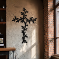 Steel Cross Metal Wall Art - Sacred Minimalist Christian Decor