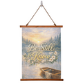 Be Still and Know Christian Wall Art – Psalm 46:10 Faith Comfort Apparel